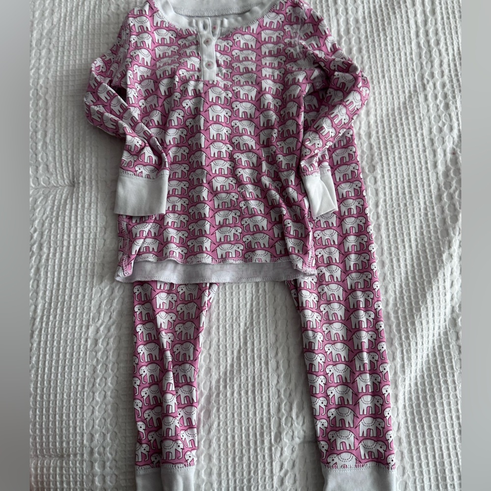Roller Rabbit White Cotton Pajama Set